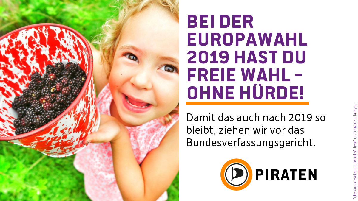 Piratenpartei, FREIE WÄHLER und ÖDP wollen gegen Sperrklausel zur Europawahl klagen